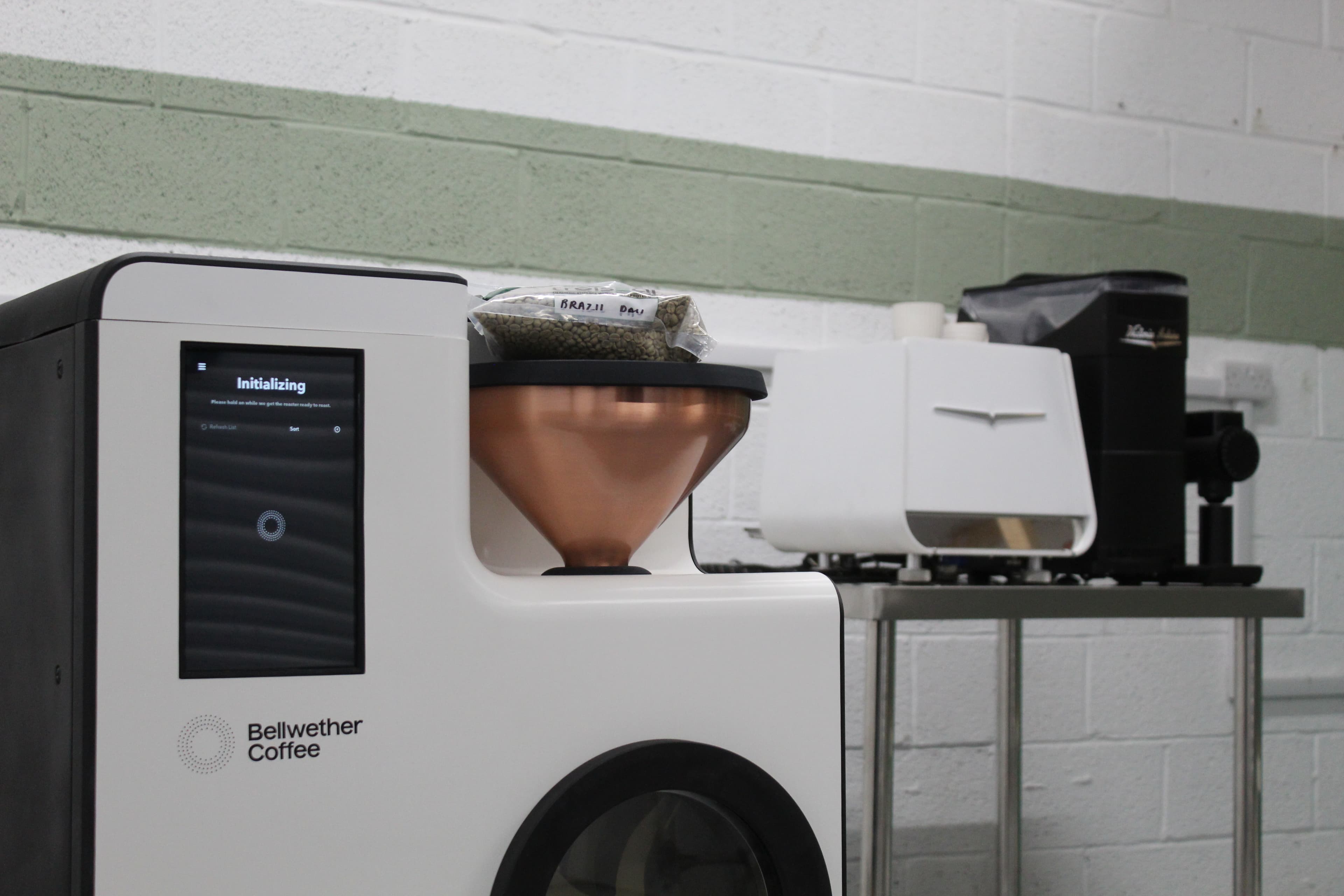 kWh Coffee Bellwether electric roaster - sustainable coffee roasting in York